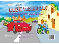 Blok techniczny z kolorowymi kartkami A4 160g