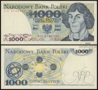 BNU - POLSKA PRL 1000 złotych 1975 AN 3746556 # P200bb # st 1