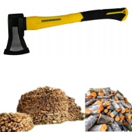 SIEKIERA ROZŁUPUJĄCA DO RĄBANIA DRZEWA 2000G 90cm Głowica Mocna