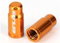 Aluminiowe nakrętki na wentyl PRESTA (2 szt.)