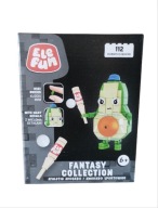 Klocki FANTASY COLLECTION ATHLETIC AVOCADO 112 el.Awokado Sportowiec Mini