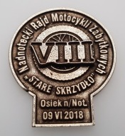 Znaczek, odznaka, blacha zlotowa, motocyklowa No.2247