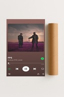 Plakat bez ramy 21x30cm FPS Bedoes, rap, hip-hop | Pomysł na Prezent