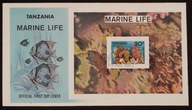 TANZANIA 1986 RYBY - RAFA KORALOWA FDC