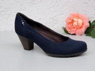 Zamszowe czółenka "Soft Line" rozmiar 38