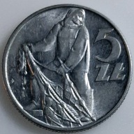 5 złotych 1960 RYBAK