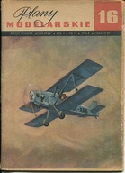 PM Plany modelarskie 16 BA-4B, szybowiec RC Astra niekompletny