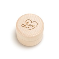 Pudełeczko na pierścionek zaręczynowy - Just Love (Lakierowane)
