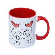 Walentynki kubek z nadrukiem na prezent na urodziny dla niej dla niego