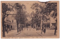 Sopot ul Bohaterów Monte Cassino Kawiarnia Sklepy ok.1920r. uszkodzona