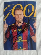 Zdjęcie autograf 10x15 Pogoń Szczecin sezon 24/25 Gol Kamil Grosicki