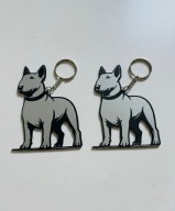 Porządny breloczek na co dzień zawieszka do kluczy pitbull amstaff 2szt