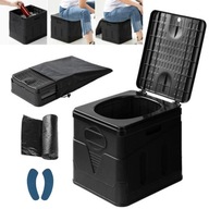 TOALETA SKŁADANA PRZENOŚNA TURYSTYCZNA WC DO WĘDKOWANIA NA KEMPING 20L