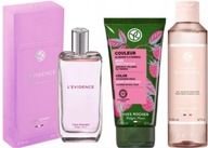 Yves Rocher 1 x L'Evidence 100ml + Maska do włosów + Perfumowany Żel