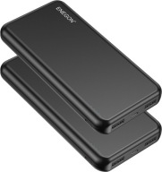 ENEGON Przenośna ładowarka Power Bank 10000mAh czarny 2 szt.