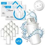 FILTR WODY WKŁAD DO DZBANKA FILTRUJĄCY KAMIEŃ Dafi Classic ZESTAW 12 sztuk