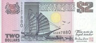Singapur - 2 Dollars - 1998 - P37 - St.1