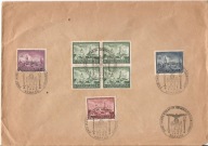 GENERALNE GUBERNATORSTWO -koperta stemple ozdobne nr 22 znaczki 1942 rok
