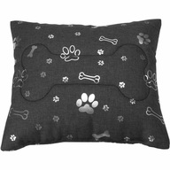 PODUSZKA DO LEGOWISKA WELSTI 30X30 CM MIĘKKA WODOODPORNA SZARA ELEGANCKA