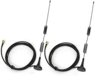 Antena Magnetyczna Dwuzakresowe WiFi 2,4 GHz, 5 GHz, 5,8 GHz, 10 dBi 2 szt