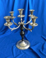 ŚWIECZNIK 5cio ramienny metalowy