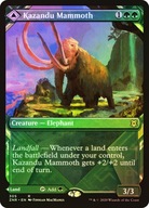 Karta Magic: The Gathering Kazandu Mammoth ZNR *Showcase Foil*