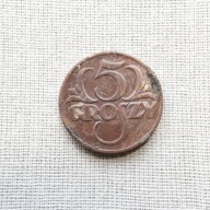 2RP 5 groszy 1923, ładne+