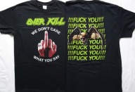 Overkill Fuck You ! We Don't Care What You Say Official T-Shirt Orginał