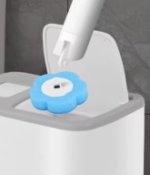 Wymienne wkłady do szczotki z tik toka do toalety WC 18 x Fioletowe