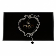 Naszyjnik Unisex Serce Punk Rock Gothic Retro Y2K 55cm biżuteria retro