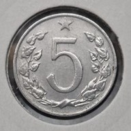 CZECHY CZECHOSŁOWACJA [1506]*5 halerzy 1966 Republika Czechosłowacka, Herb