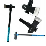 SIEKIEROMŁOT 4KG JOBLEXTRA 90CM FIBERGLASS SIEKIERA DO ROZŁUPYWANIE XL