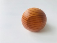 Uchwyt do mebli gałka drewniana ze śrubą