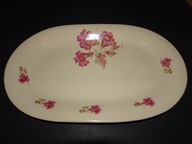 Chodzież, półmisek, talerz, patera porcelanowa, PRL, vintage