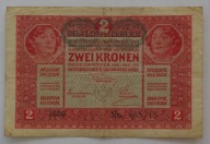 2 KORONY Austro-Węgry z 1917 r. GALICJA