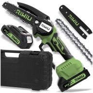 Mini piła łańcuchowa akumulatorowa bezszczotkowa 2xAKU gałęziówka zestaw