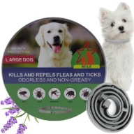 Obroża przeciw pchłom i kleszczom dla psa Aż 8 m-c ochrony , 63cm