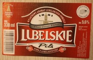 ETYKIETA - PERŁA BROWAR LUBLIN - LUBELSKIE Pils - PIWO Z LUBELSZCZYZNY