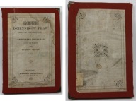 Skorowidz Dziennika Praw Królestwo Polskie 1853 r.