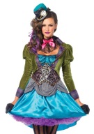 HIT PANI SZALONY KAPELUSZNIK Strój Kostium Deluxe ALICJA W KRAINIE CZARÓW S