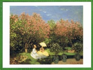 MALARSTWO NA POCZTÓWCE . DRZEWA,TRAWY.KWIATY.