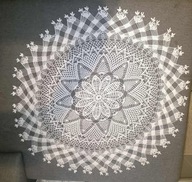 Serwetka szydełkowa śr. ok. 75 cm
