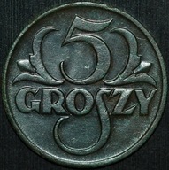 5 groszy 1925 - piękny egzemplarz