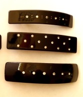 Klamra spinka do włosów automat z cyrkoniami zestaw