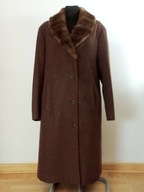 Płaszcz DAMSKI Długi Wełniany Roz.46