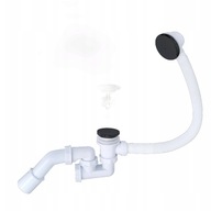 SYFON DO WANNY WANNOWY DO ŁAZIENKI RUR KOREK KLIK KLAK DUŻY GRZYBEK CZARNY