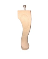 18 CM NOGA NÓŻKA NOGI MEBLOWA DREWNIANA BUK LUDWIK WYS 18 CM + ŚRUBA