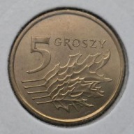*P[0703] POLSKA 5 groszy 2012 III Rzeczpospolita Orzeł (heraldyka) *Holder