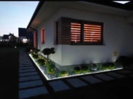Taśma zewnętrzna LED solarna 10m , pilot, lampki solarne