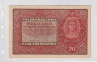 20 MAREK POLSKICH Polska 1919 II Serja FK super stan